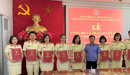 Lễ công bố và trao Quyết định bổ nhiệm Kiểm sát viên